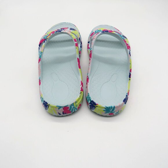 Spenco Women's Tropical Floral Print Slides Sandals 7 NEW - Picture 3 of 6